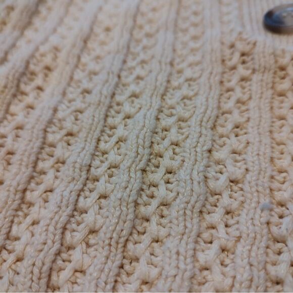 ASTR the Label cream cable knit button sweater XS XXS - Picture 9 of 12